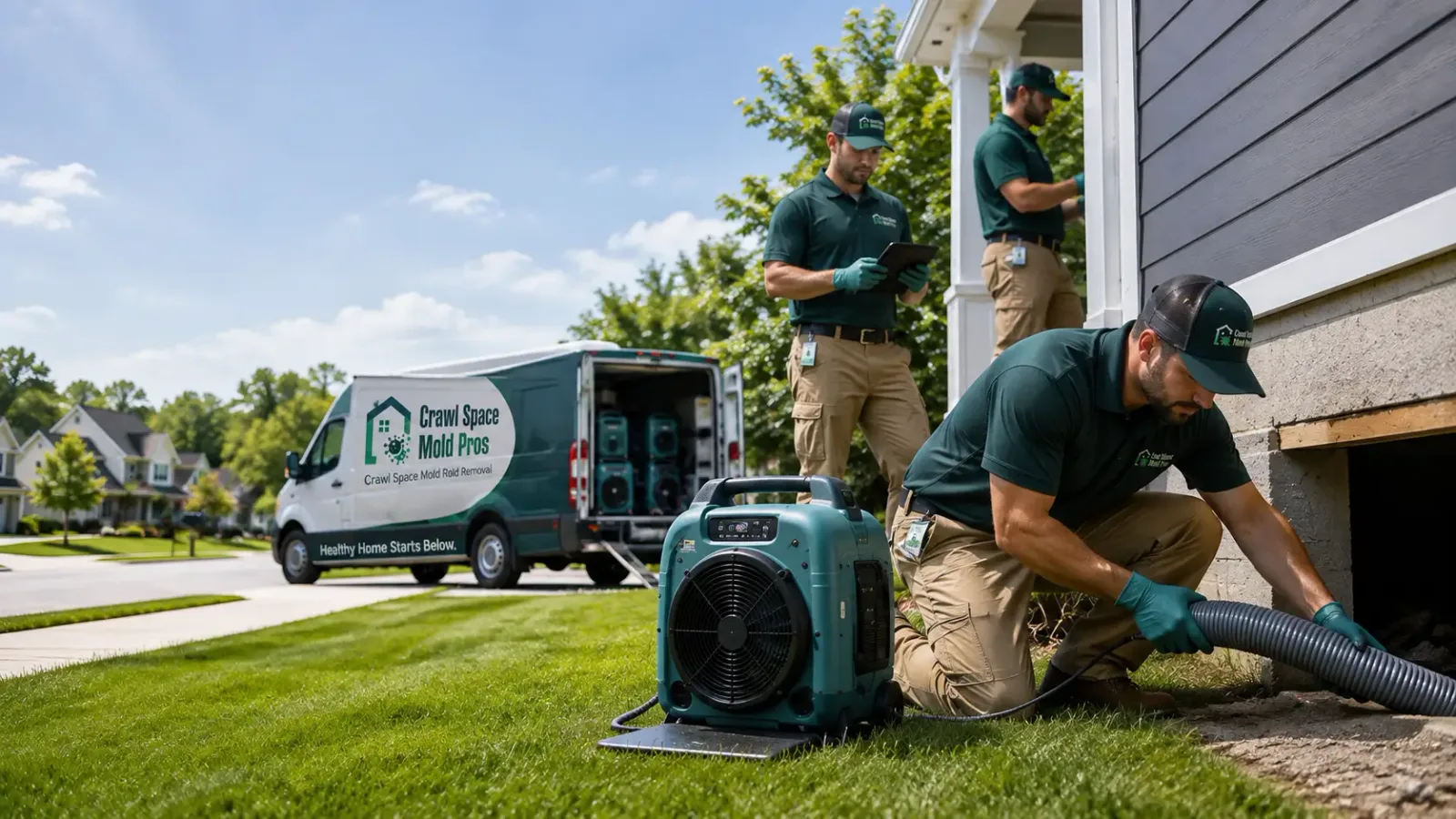 Crawl Space Mold Removal in Dayton, IN